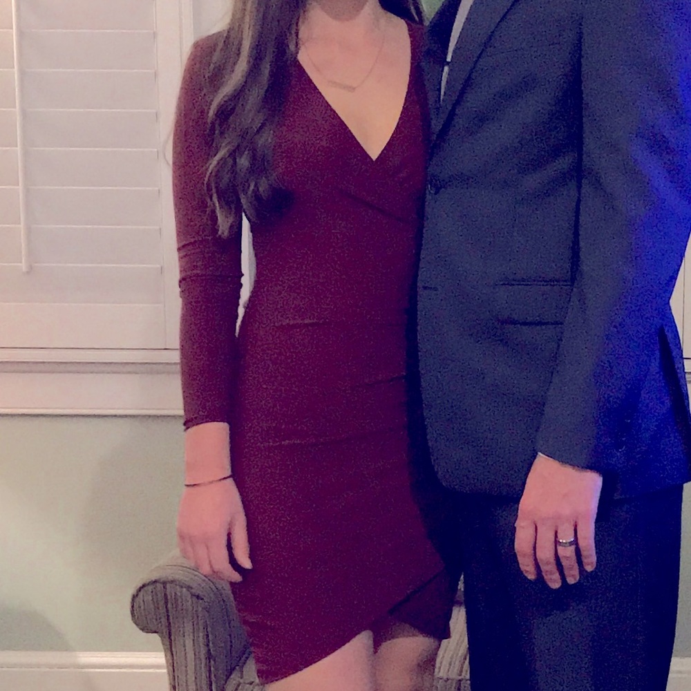 Leith long sleeve dress